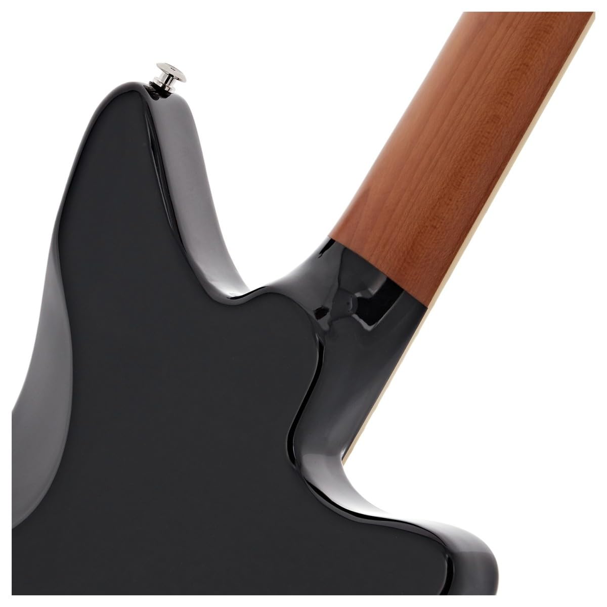Hartwood Caricatore di chitarra elettrica per mancini, Jet Nero | Humbucker con Push-Pull per Varietà Tonale, Manico Acero Tostato con Finitura Satinata, Mancina, Jet Black