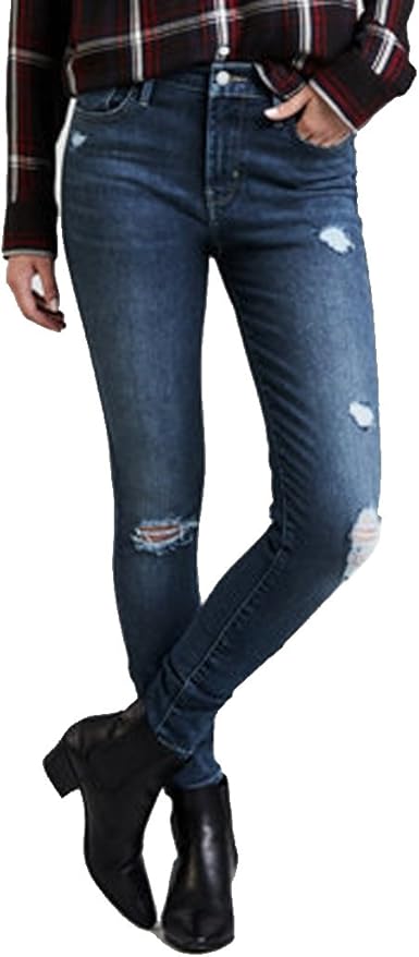 Levi's Women's 720 High Rise Super Skinny Jeans (24 (US 00) R, Indigo Space) : Amazon.co.uk 