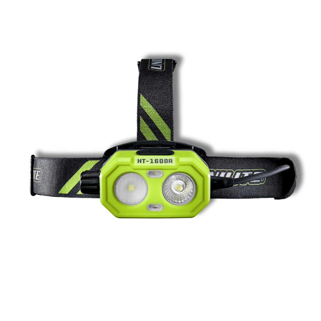 Unilite HT-16000R LED USB Super Bright Powerbank Headlight 1600 Lumen