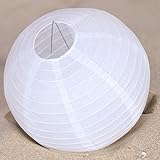 Photo Gallery meisax 10 lanterne con stoppino, 25 cm, rotonde, in carta, colore bianco, stile classico, in bambù, per decorazione di matrimonio, compleanno, giardino (bianco, 25 cm) Photo Gallery meisax 10 lanterne con stoppino, 25 cm, rotonde, in carta, colore bianco, stile classico, in bambù, per decorazione di matrimonio, compleanno, giardino (bianco, 25 cm)