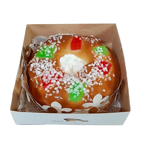 La Sirena Roscón de Reyes Relleno de Nata, 300g (Congelado)