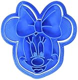 Cuticuter Minnie Mouse Face Cookie Cutter, blue