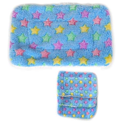 YKD Small Animal Castle House Series Bed Mat, Chinchilla Guinea Pig Castle Habitat House Accessories Mat (Medium Assembly Style Mat) Cover