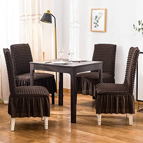 Housses de chaises lavables pour protéger une salle à manger