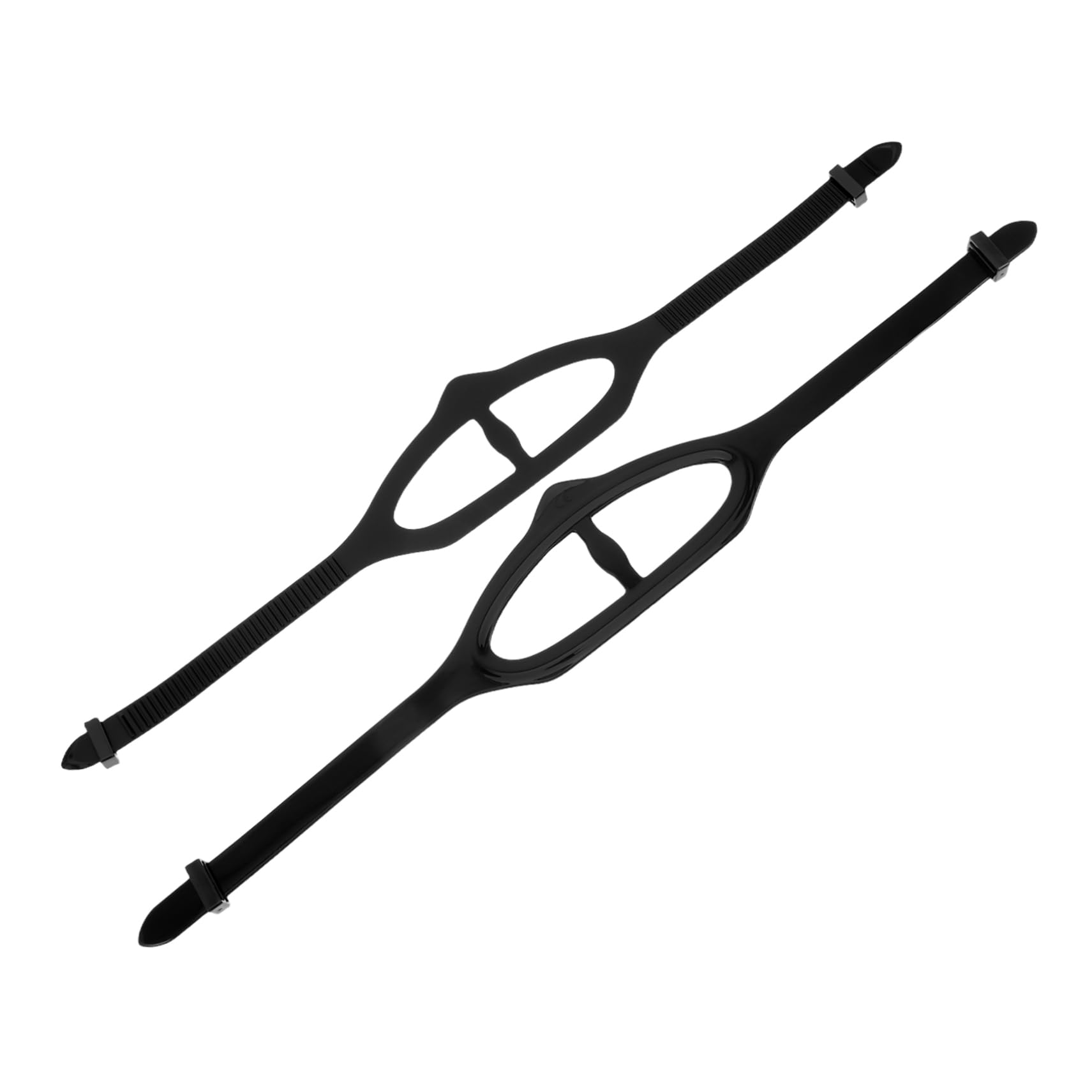 VICASKY 2pcs Silicone Swim Eyewear Straps for Diving and Snorkeling Fit for Men and Women Comfortable Band for Secure Use Water Sports