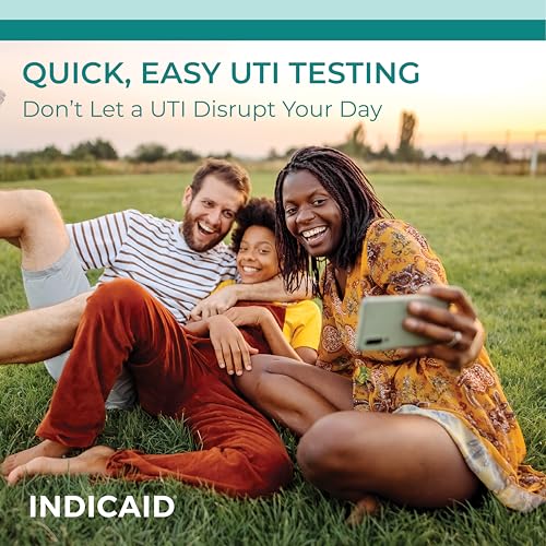 INDICAID UTI Test Strips,Urinary Tract Infection Rapid Test Strips for Women & Men, Easy to Read Results in 2 Minutes, HSA/FSA Eligible, 3