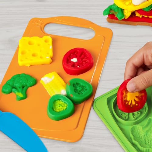 Play-Doh Pizza Slice Playset, Play Food Kitchen Toys for Kids, Arts & Crafts for Boys & Girls 3+ (Amazon Exclusive) - image 9