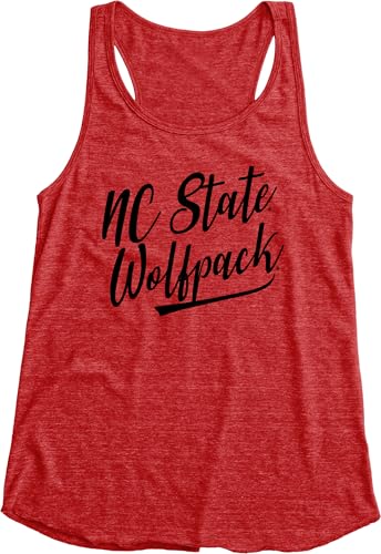 Image of Blue 84 NCAA Womens NCAA Officially Licensed Women's Tank Top Tri-Blend Signature