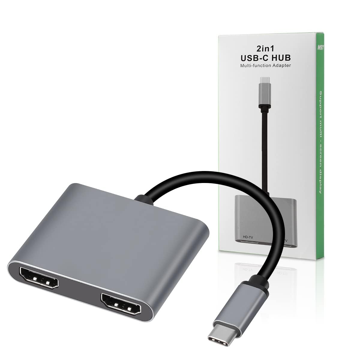 SANCY 2-in-1 USB-C Hub with Dual HDMI – Type-C to Dual HDMI Adapter for Dual Display | Compatible with MacBook, Windows Laptop, and More-picture-21