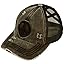 Distressed Peace Sign Black