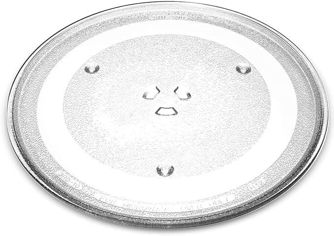 Image of Glass Plate Compatible with IFB 20PM-MEC2 - Size : 9.50 inch Coupler Microwave Capacity 20 litres (Grey Glass Plate 20L)