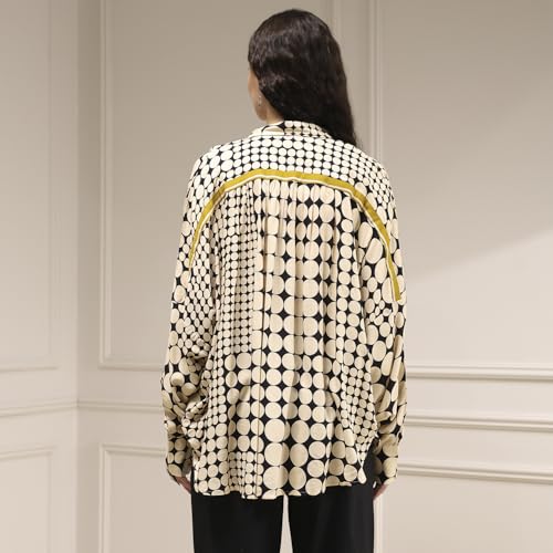 Image of BIBA Viscose Printed Asymmetric Casual Tops