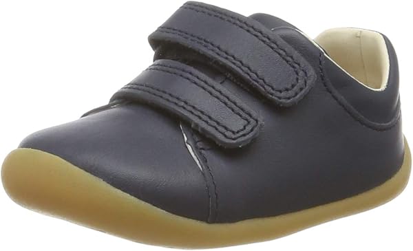 Clarks Boy's Toddler Roamer Craft Sneakers | Premium Leather | Riptape Fastening | Flexible Rubber Sole | Wide Fit Available - 5