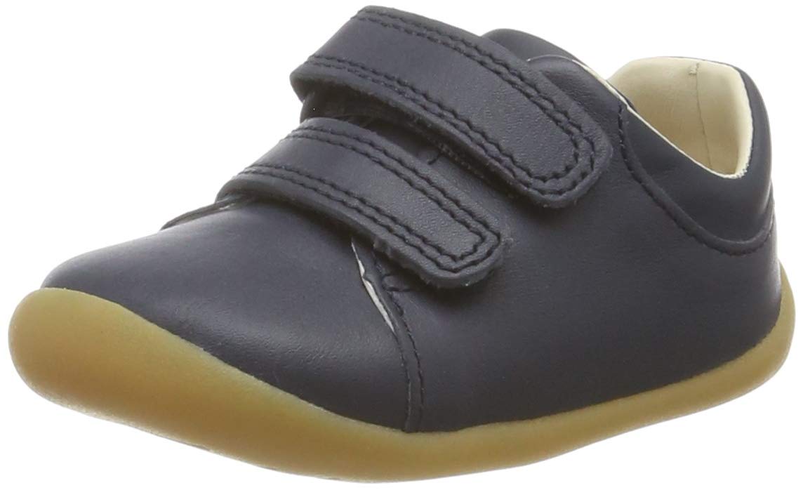 Clarks Boy's Toddler Roamer Craft Sneakers | Premium Leather | Riptape Fastening | Flexible Rubber Sole | Wide Fit Available — view 5