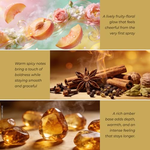 Image of Riya Intense Gold Eau De Parfum For Men & Women | Fresh Fruit & Floral Scent | Long-lasting Upto 8 hours - 100ml