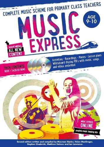 A & C Black Music Express: Age 9-10 (Book + 3CDs DVD-ROM): Complete Scheme for Primary Class Teachers