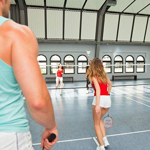 image for Fostoy Badminton Racket Set, 4 Pack Badminton Racquets with 3 Shuttlec