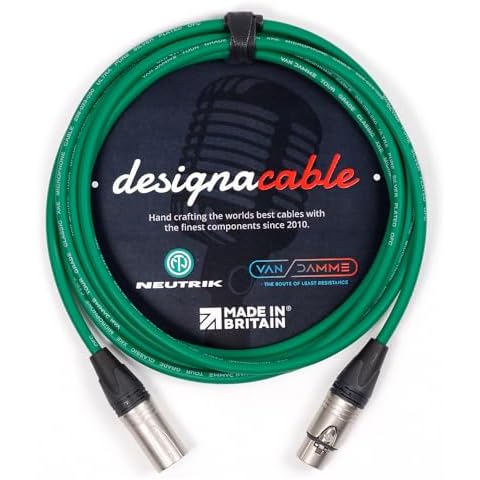 designacable.com 6m Green XLR Cables Cover