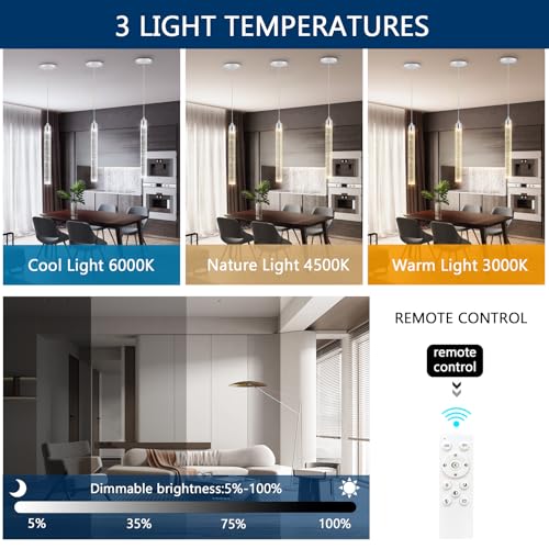Image of 1-Light Modern Crystal Pendant Lighting LED Dimmable Pendant Light Kitchen Island Dining Room
