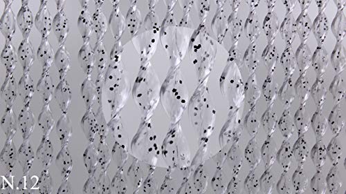 Rideau/Moustiquaire en PVC – modèle 21 - Bâtonnet D'ALUMINIUM - Made in Italy - Mesures: SUR MESURE OU STANDARD...