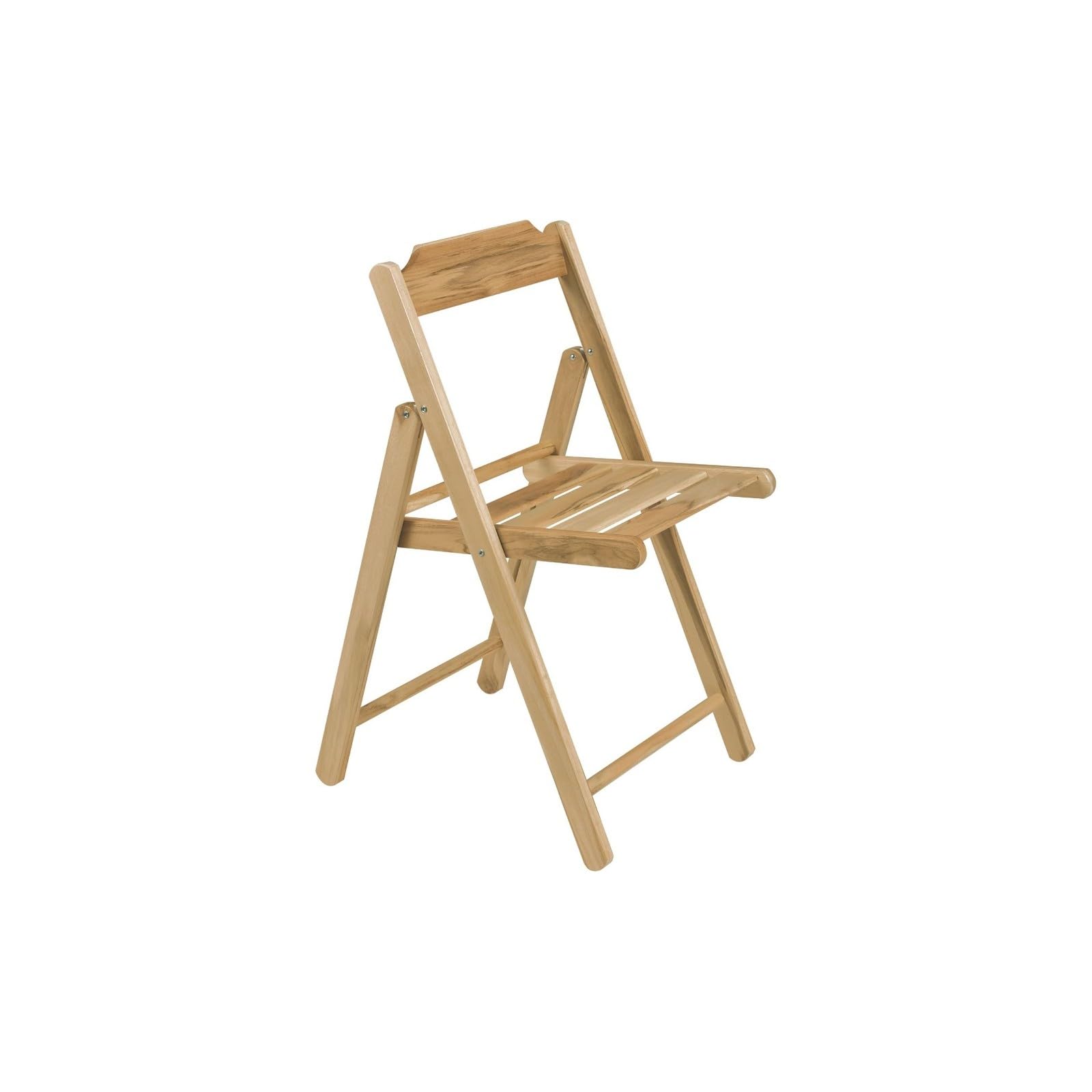 Tramontina Beer Foldable Chair With Natural Finish Teak Wood