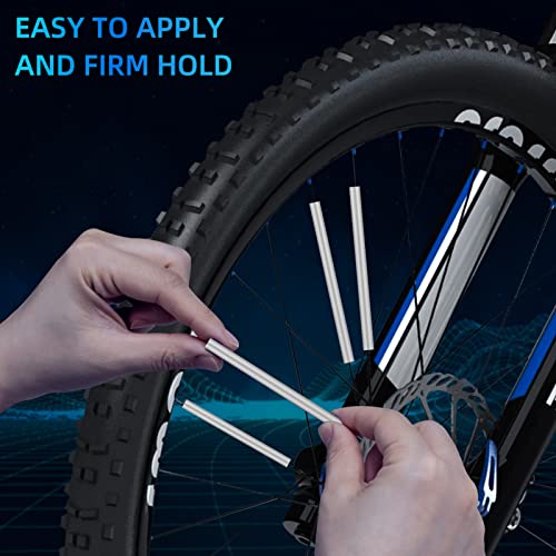 Samfolk 36PCS / 72PCS Kit Reflecteurs de Rayons, Catadioptre Velo Étanches et 360° Visibilité, Extra 24PCS / 48PCS Bande Reflechissante Rayon Velo - Image 6