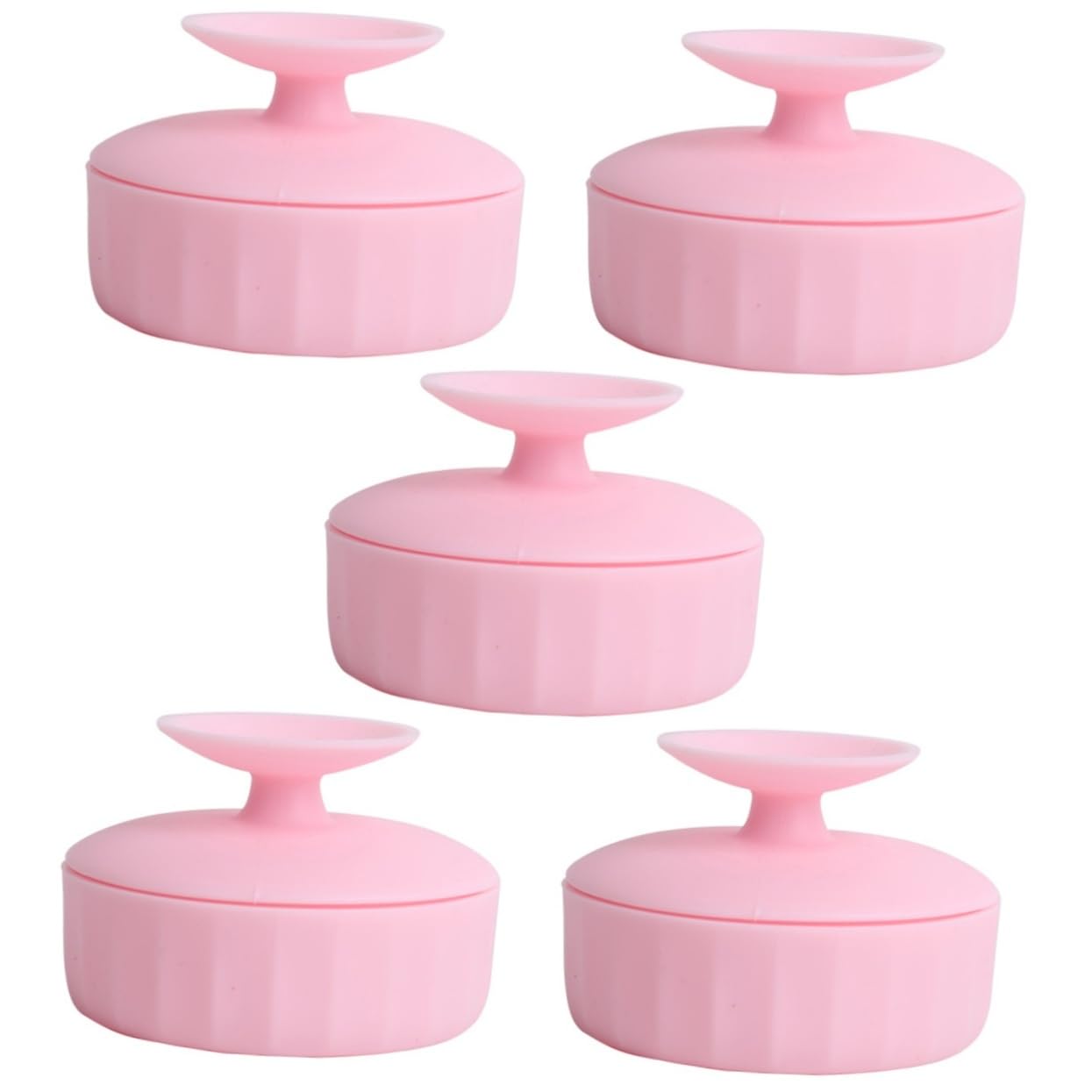 Beavorty Kit De Nettoyage De Pinceaux De Maquillage De Voyage 5 Pièces Boîte De Nettoyage De Pinceaux À Double Usage Tapis Outils De Maquillage Réutilisables
