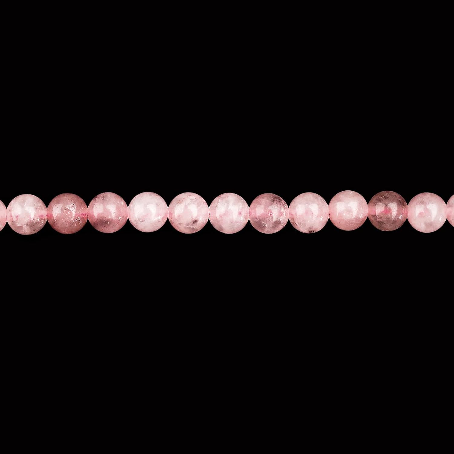 Natural Crystal Beads 8mm Rose Quartz Polished Round Smooth Gemstone Beads for Jewelry Making 15 Inch(Rose Quartz,8mm) - Image 3