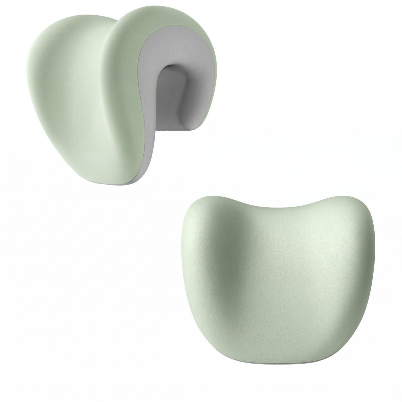 APIRILY Multifunctional Office Headrest Pillow Multi-Use Desk Rest Cushion for Teachers, Gray Green | Travel Pillows | Travel Accessories-image-49