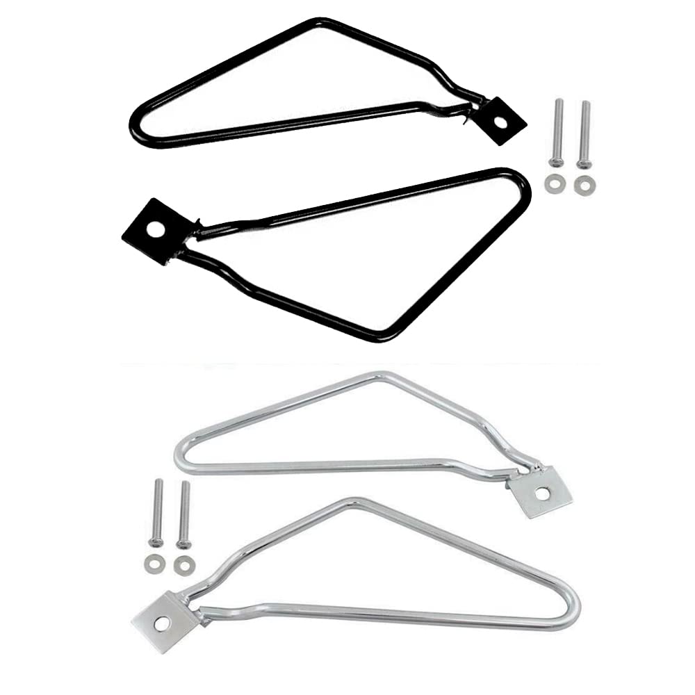 Set di Staffe per Borse da Moto, Set di Staffe per Borse da Moto Compatibile con H/a*rley Sportster 883 Iron XL883N, Dyna Fat Bob FXDF