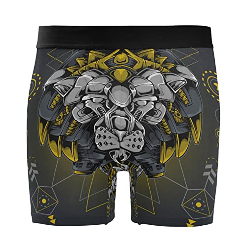 Ropa interior elástica para el confort diario bóxer de hombre Vnurnrn león