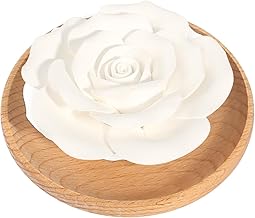 Rose Duftsteine für ätherische öle Rose Deko Duftstein für ätherische öle für Aromatherapie in Schlafzimmer, Badezimmer, Büro, Raumduft, Duftträger, Aromatherapie (Rose)