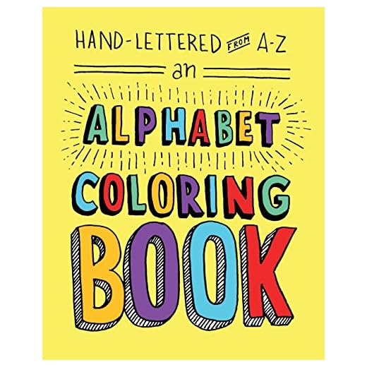 Hand-Lettered from A to Z: An Alphabet Coloring Book