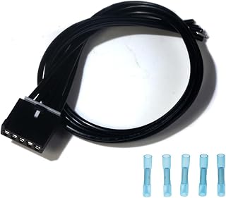WPT1285 Blower Motor Resistor Connector Wire Harness Pigtail AC Fan Blower Wire Harness Pigtail Compatible with 2010-2015 Ford Fusion, 11-14 Lincoln MKZ Base Hybrid, 10-11 Mercury Milan 645-512
