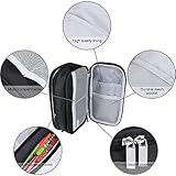 YONZONE Large Pencil Case Big Capacity Pencil Cases Pencil Bag Pen Pouch, 3 Multi Compartments Stationery Office School Supplies High Storage Organiser for Boys Girls Teenage Adult Makeup Bag, Black - Image 5