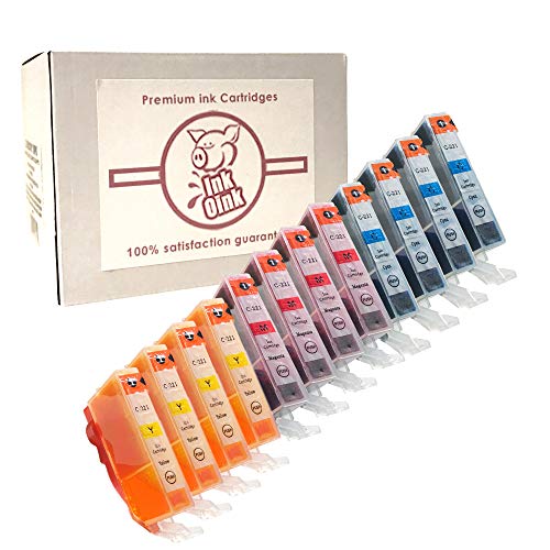 12 Color CLI-221 PGI-220 Ink Tank for Canon Printer Pixma MX860 MX870 MP560