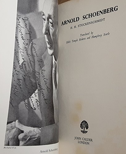 Arnold Schoenberg /H.H. Stuckenschmidt ; (Calde... B0007K1DPY Book Cover