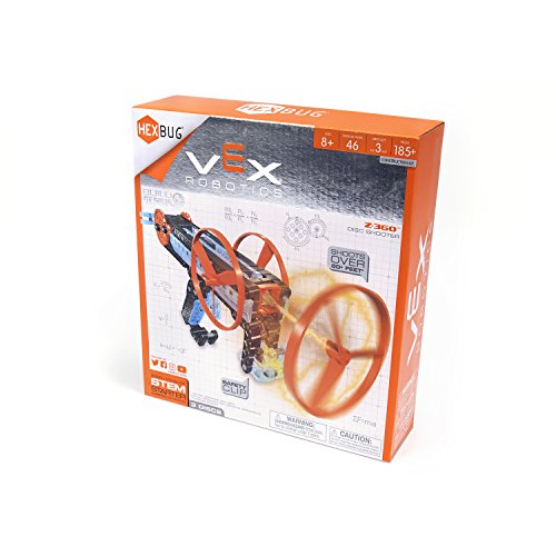 Hexbug Vex Robotics Z-360 - Ripcord Disc Launcher - Diy Top Launcher Kit - Stem Toy For Kids #TOP2