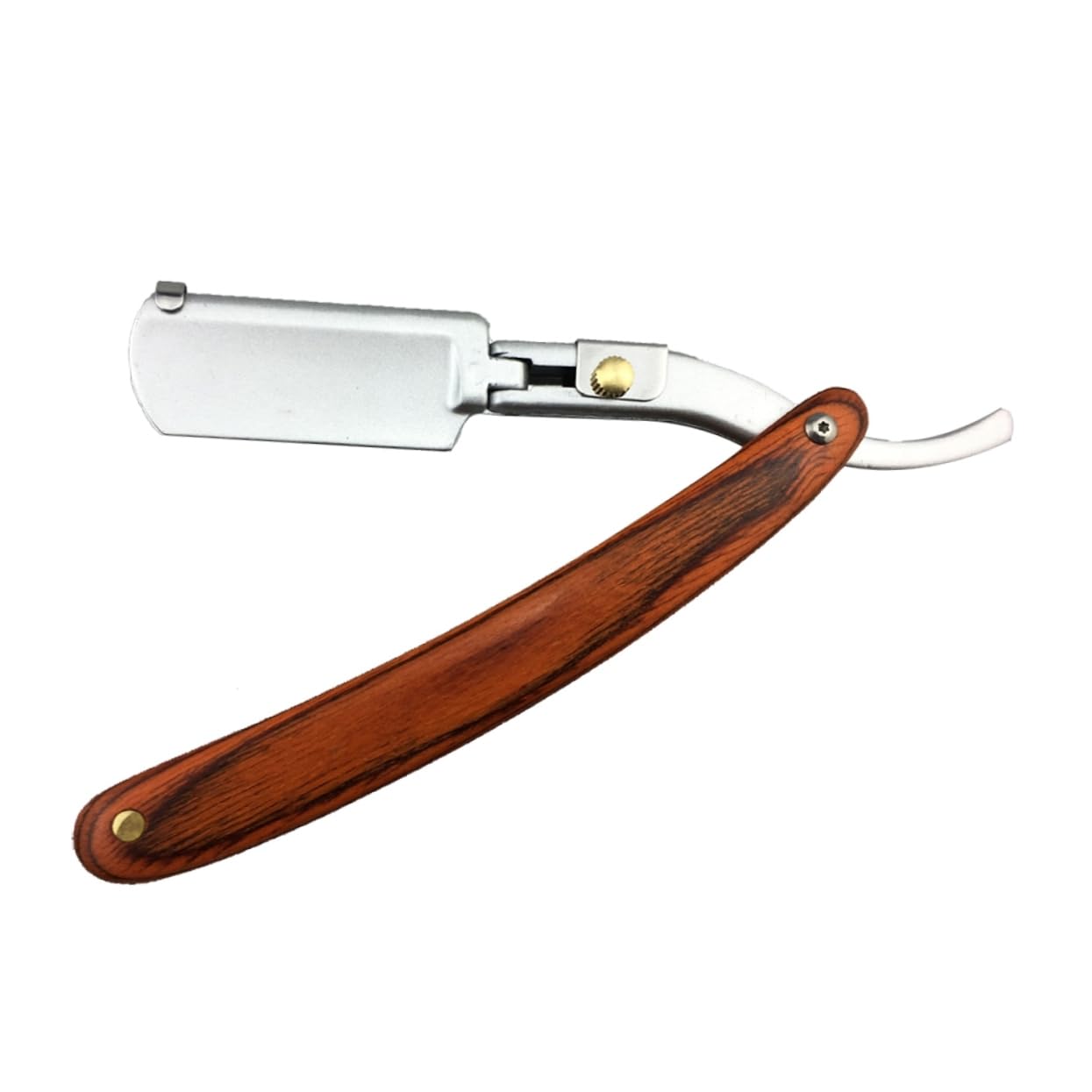 FRCOLOR Manual Razor for Men Vintage Metal Shaver Safe for Beard Sideburns Perfect for Barbers and Travel