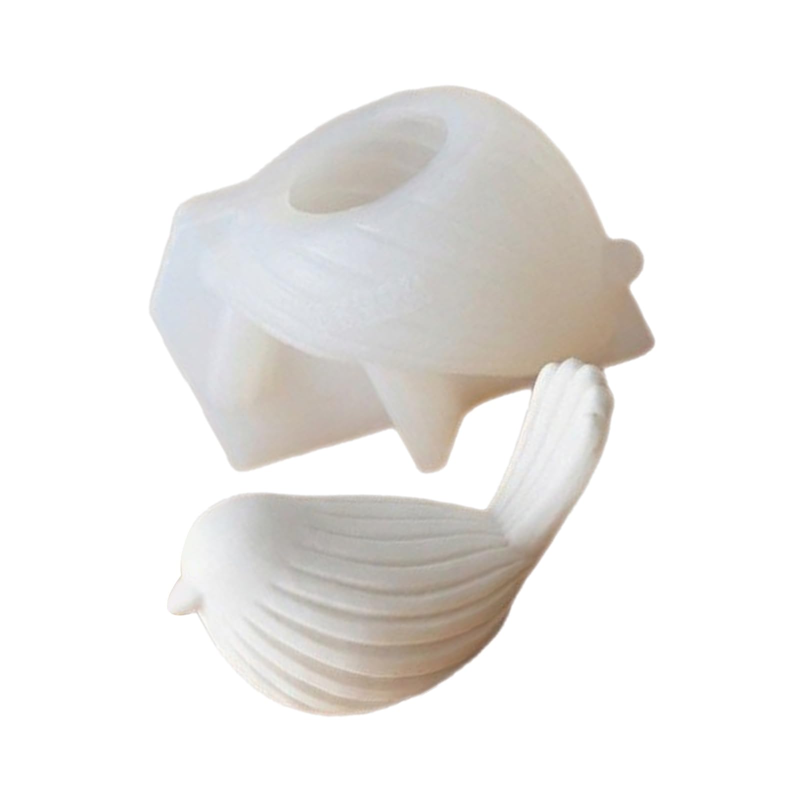 APGLSXY Multipurpose Striped Bird Silicone Molds Food Grade Silicone Temperature Resistant for Resin Casting Soap Making Gypsum Ornament Elastomer Bird Cast