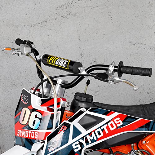 Manubrios WEIYINGSI Black&Black para Dirt Bike y ATV 22 mm con espuma y grip antideslizante miniatura 6