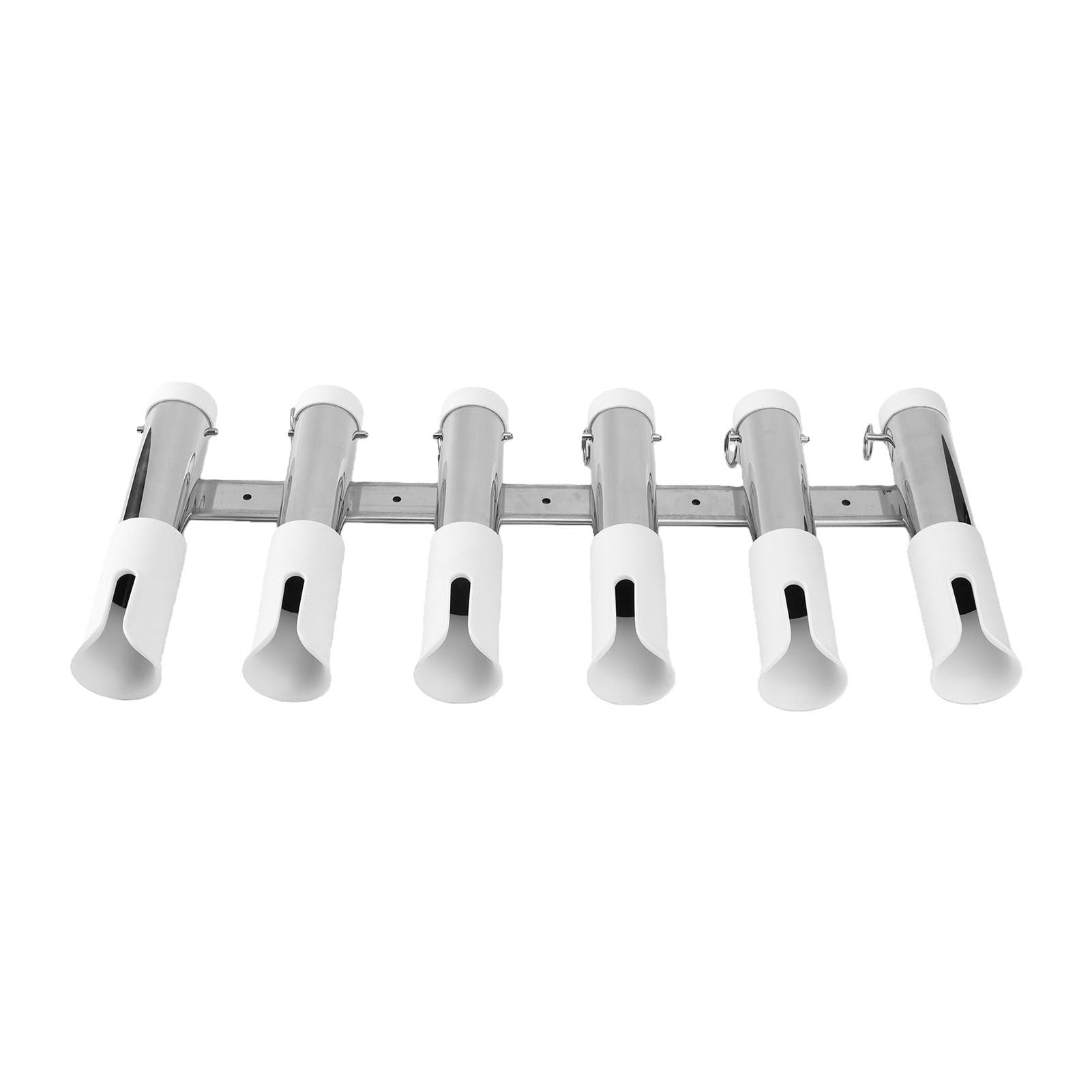 Portacanne da Pesca a 6 Tubi in Acciaio Inossidabile Portacanne Durevole per Barche Camion Kayak Acciaio Inossidabile 316 PVC