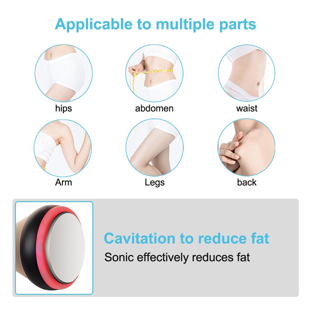 Aggiornamento 3 in 1 Dispositivo di massaggio del corpo Macchina di cavitazione 40K, macchina a radiofrequenza, attrezzatura di bellezza per il corpo del viso che dimagrisce lo strumento di cura del