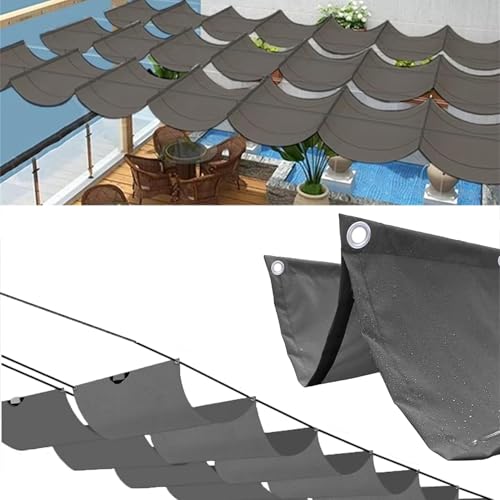 Voile d'ombrage rétractable pour protéger la terrasse de la chaleur - 2