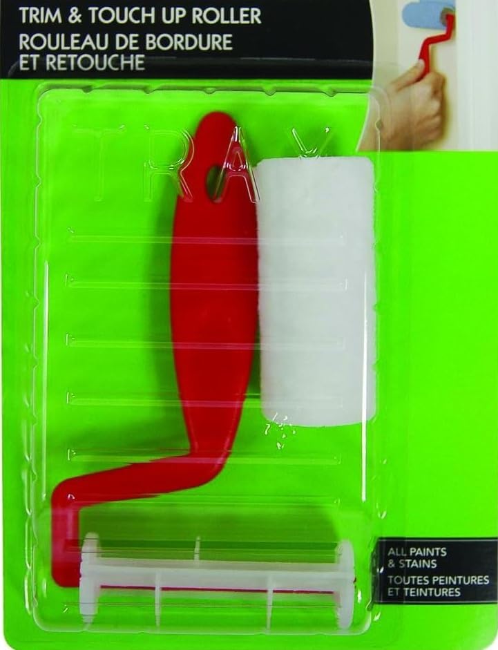 3" Trim and Touch Up Paint Roller with Tray - Pack of (5)