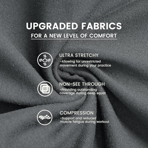 GAYHAY High Waist Yoga Pants with Pockets, Leggings for Women Tummy Control Compression Workout Leggings for Women