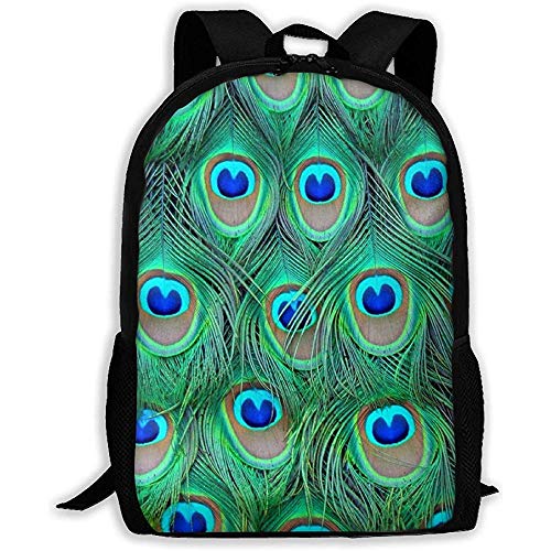 Mochila Verde Adorable para computadora portátil de Pavo Real, Bolsa de Viaje de Negocios, Mochila universitaria antirrobo a Prueba de Agua