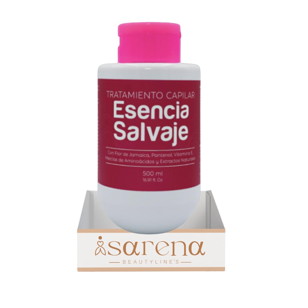 Isarena Beautyline´s - Esencia Salvaje Hair Treatment, 16.91 fl oz, With Hibiscus Flower, Amino Acid Blends and Natural Extracts Tratamiento capilar