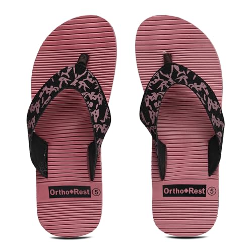 Image of Ortho + Rest Slippers for Women, Ortho Flipflops | With Soft Cushioned Footbed | Arch Support Lightweight Ladies Chappal | Orthopedic Doctor Soft Slippers