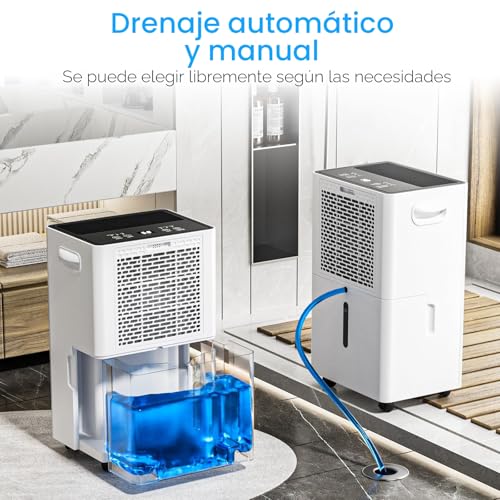 Deshumidificador 20L blanco para hogar de hasta 60m2 con pantalla digital 5
